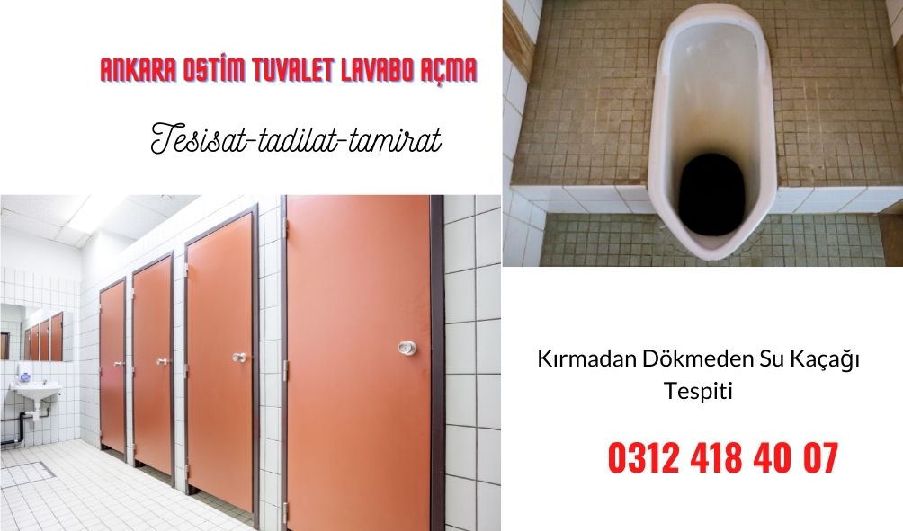 Ankara Ostim Tuvalet Lavabo Açma